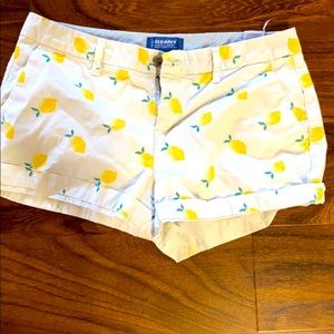 Women’s lemon shorts
